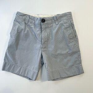 Marie Chantal Blue Pinstripe Shorts Size 3